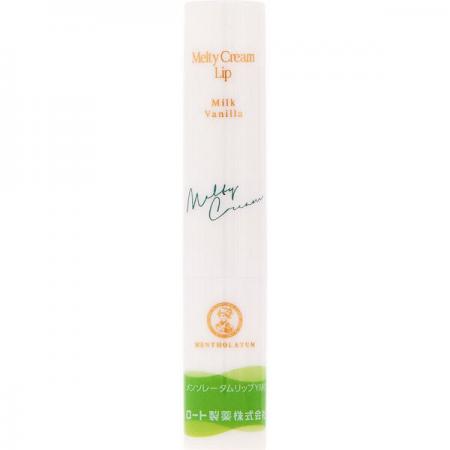 Rohto Mentholatum乐敦曼秀雷敦护唇膏温感滋润高保湿牛奶香草味 2.4g