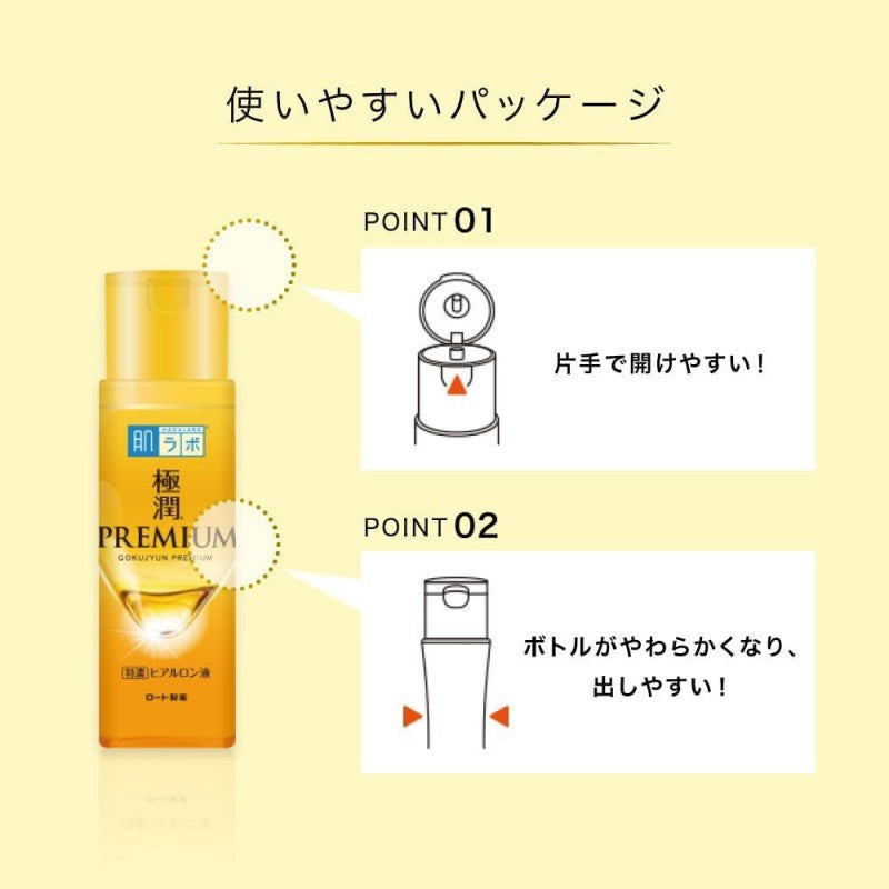 Rohto Hada Labo Gokujyun Premium Hyaluronic Lotion, 170ml