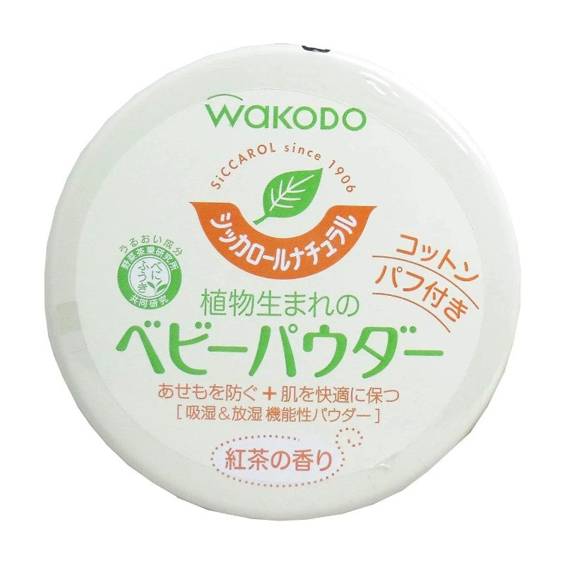 Wakodo Natural Baby Powder Tea Scent 120g