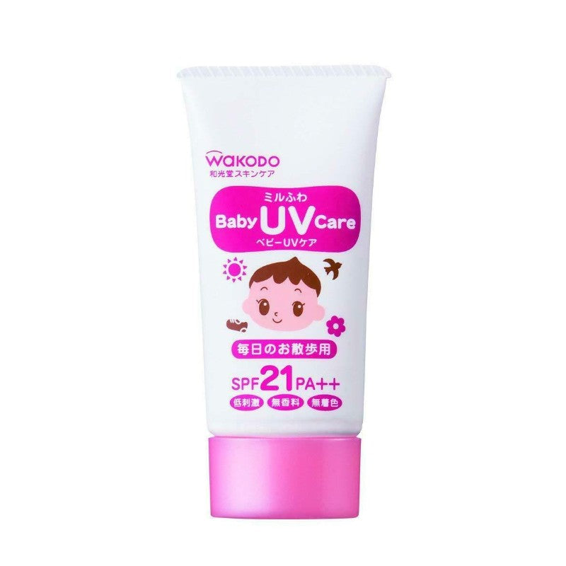 Wakodo Mil-Fuwa Baby UV Care SPF21 for Everyday Walks