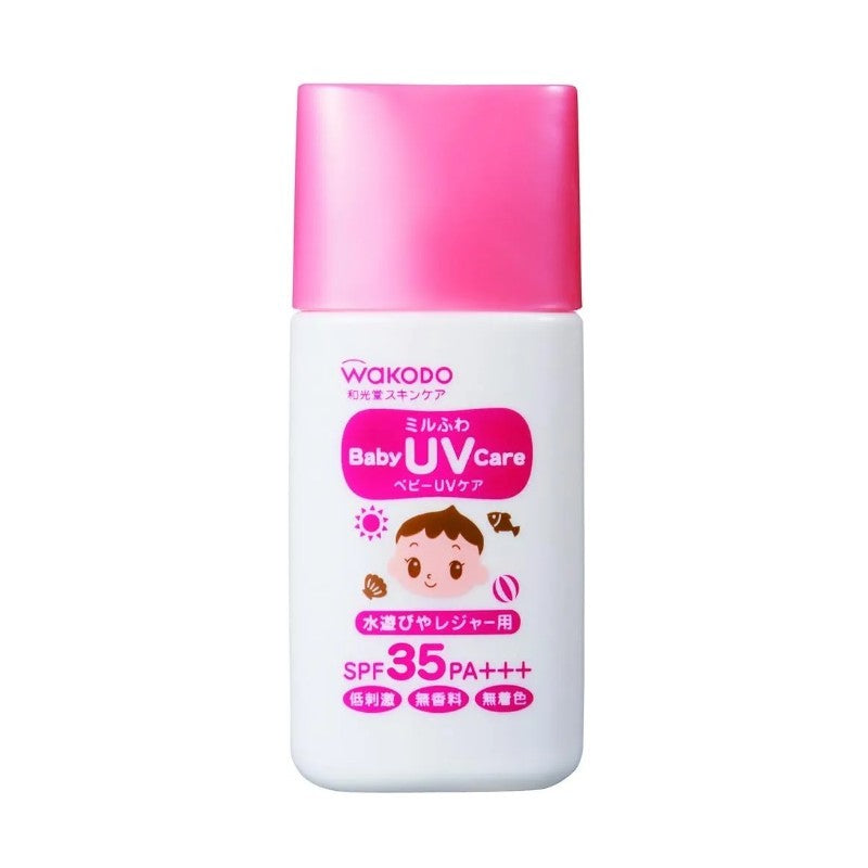 Wakodo Milk Fua Baby UV Care Sunscreen SPF35 PA+++ 30g