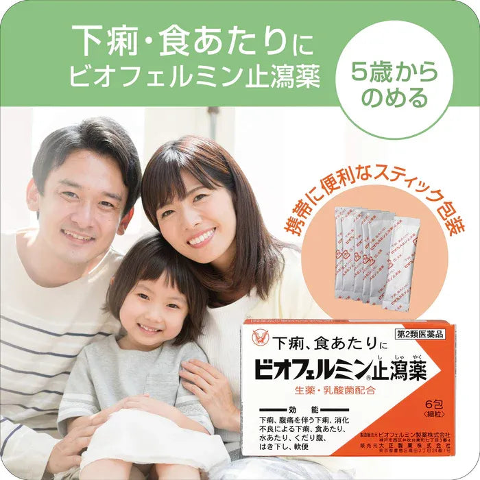 Taisho Biofermin Antidiarrheal 6pcs