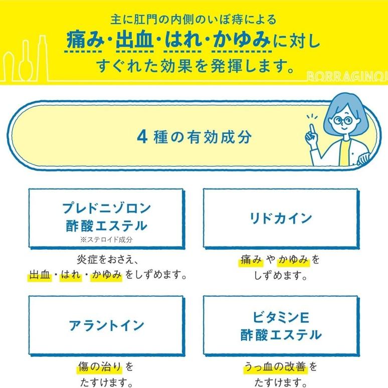 Amato Pharmaceutical Boraginol A Suppositories 30pcs