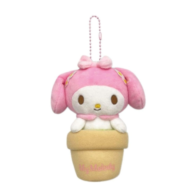 Sanrio 3D Flower Pot Mascot Pouch My Melody
