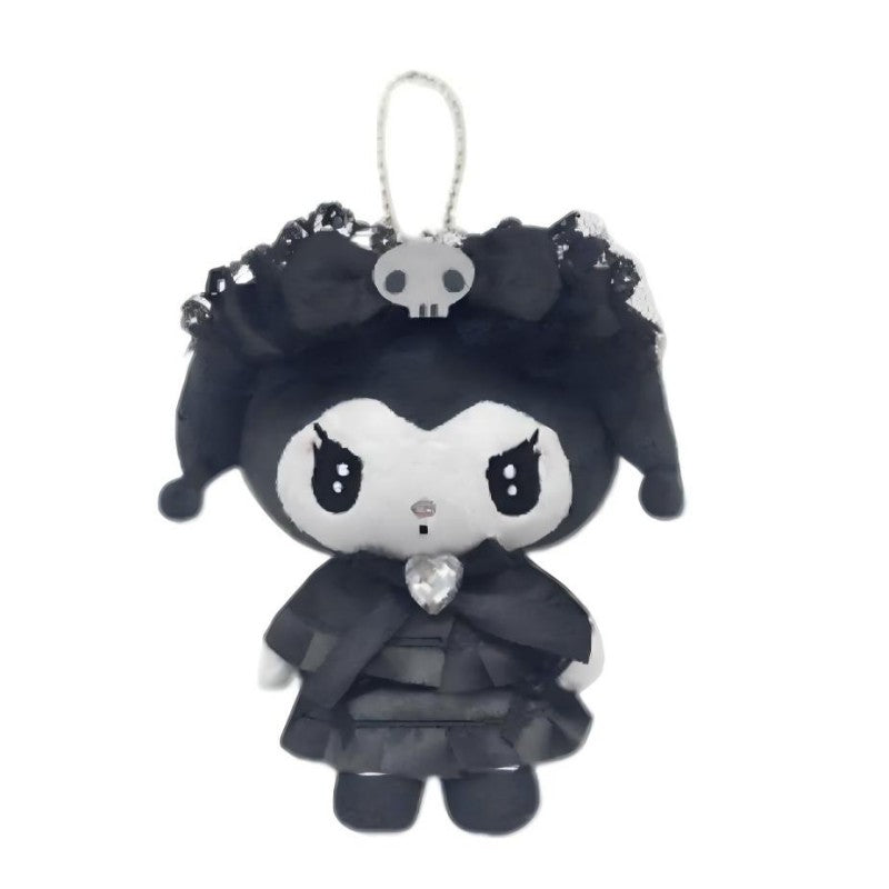 Hatakeyama Shoji Sanrio Mascot Holder Mini Plush Pouch Kuromi Moonlit Melokuro Midnight