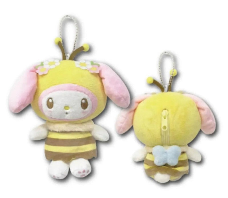 Hatakeyama Shoji Sanrio Mascot Holder Mini Plush Pouch My Melody Honey Bee