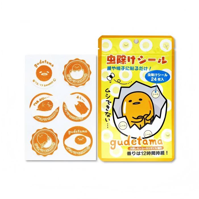 Sanrio Gudetama Insect Repellent Sticker 24pcs
