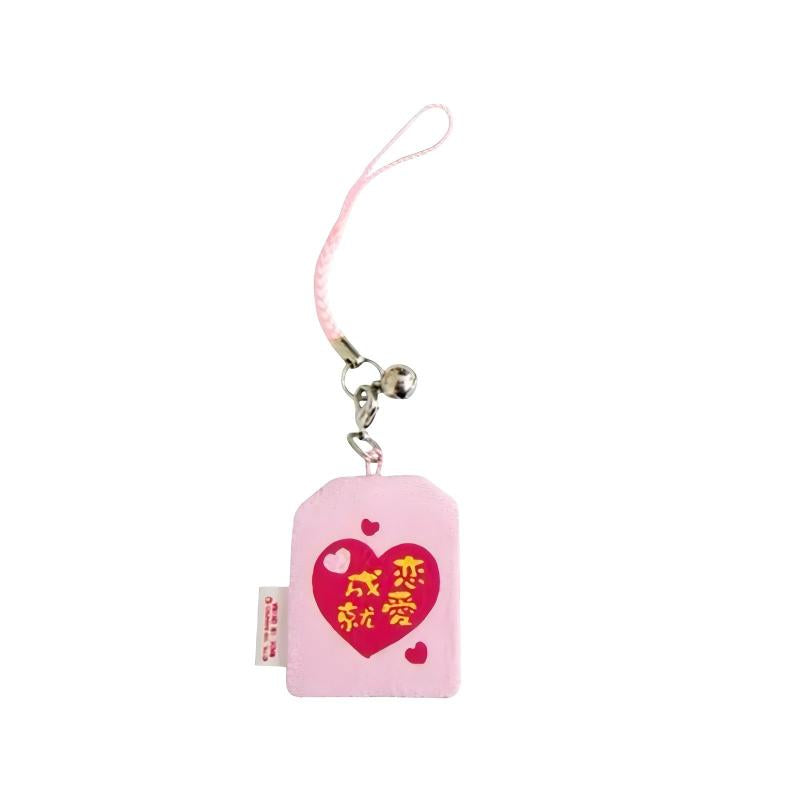 Sanrio Doll Chiriman Netsuke Omamori Amulet Hello Kitty Pink Love