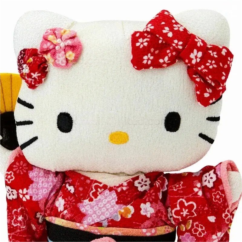 Sanrio Crepe Japanese Doll Hello Kitty Red 20cm