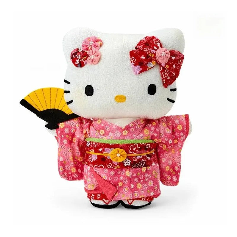 Sanrio Crepe Japanese Doll Hello Kitty Pink 27cm
