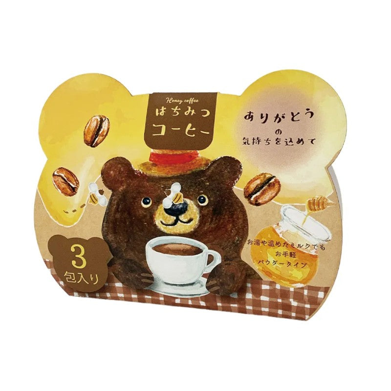 Honyaradoh Bear Honey Coffee 3pcs