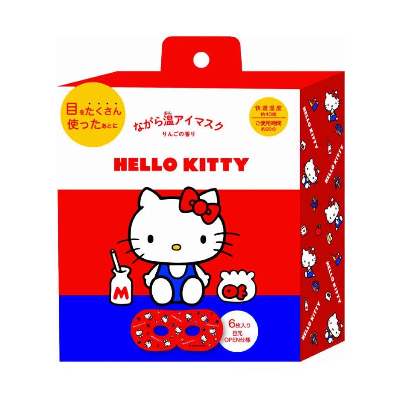 Honyaradoh虹雅堂发热眼罩Hello Kitty 6枚