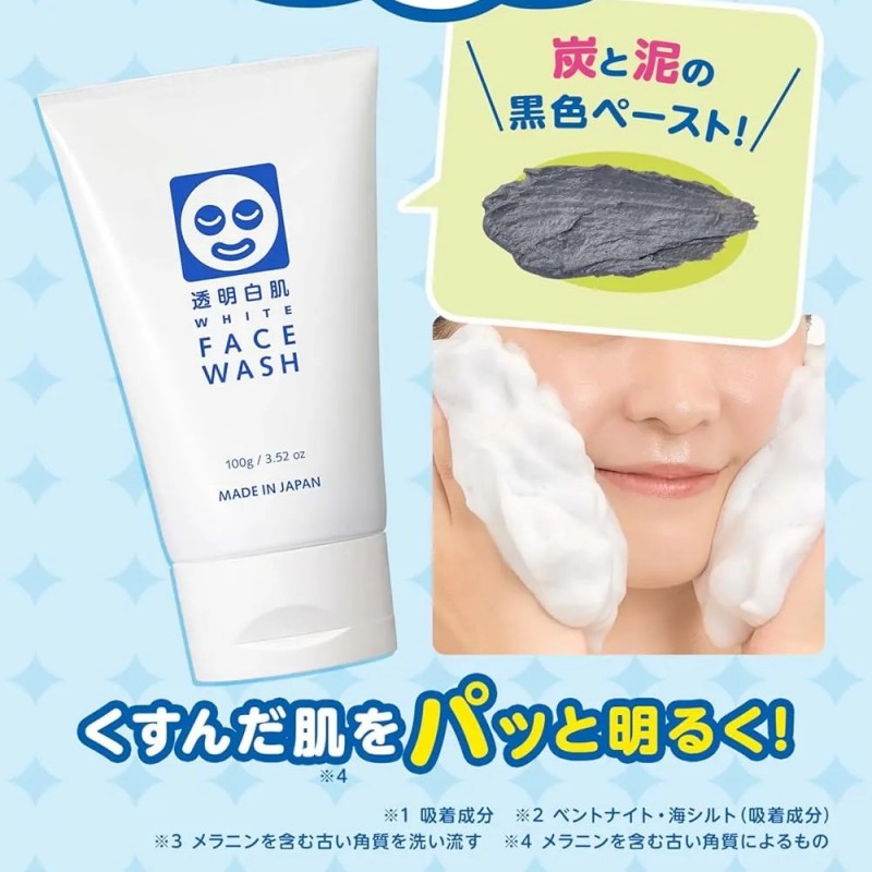 Ishizawa Lab石泽研究所透明白肌净白洗面乳 100g