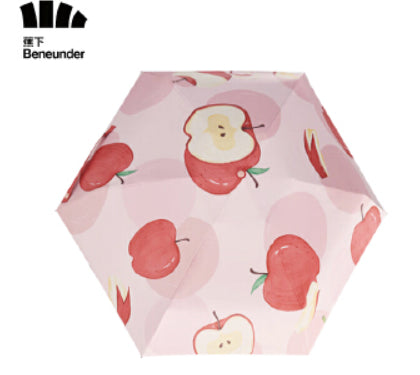 Beneunder-蕉下-果趣系列五折黑胶防晒伞-悦果