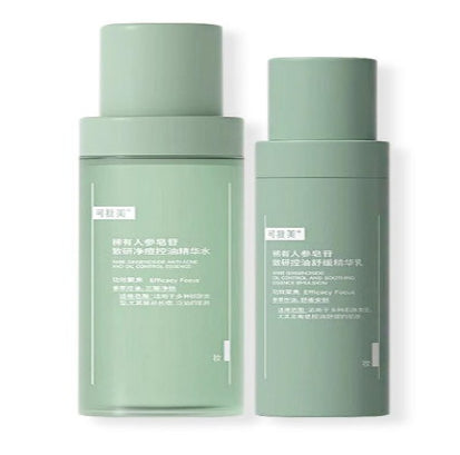 Kefumei-可复美-稀有人参皂苷致研净痘控油秩序水150ml+秩序乳80ml