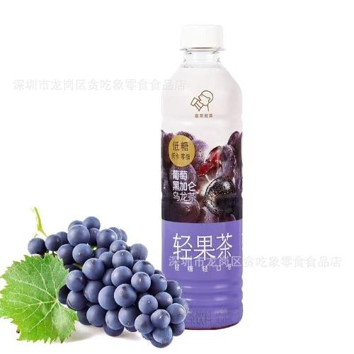 喜茶-轻果茶-葡萄黑加仑乌龙茶-450ml