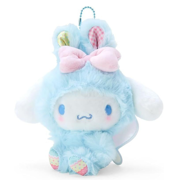 Sanrio-三丽鸥-兔耳朵玉桂狗绒毛玩偶吊饰挂件