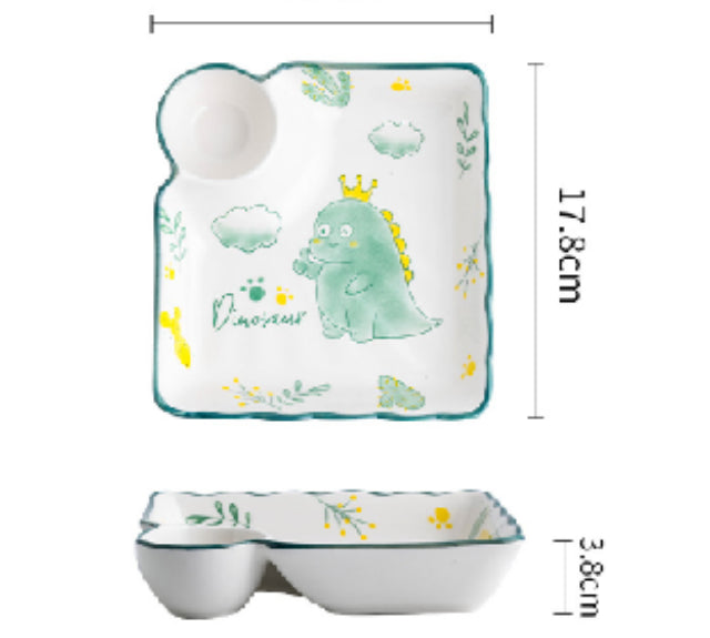 小怪兽恐龙盘(7.5寸)-sc