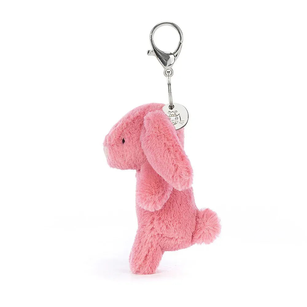 Jellycat Bashful Pink Bunny Bag Charm 17cm