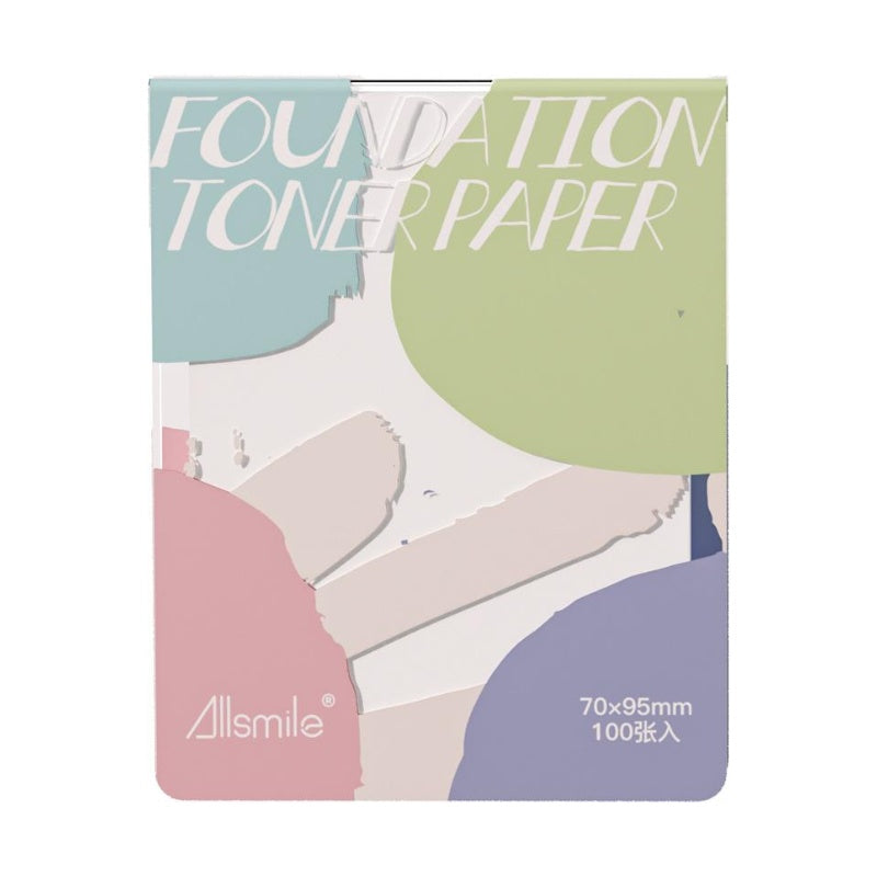 Allsmile Disposable Foundation Toner Papers 100pcs