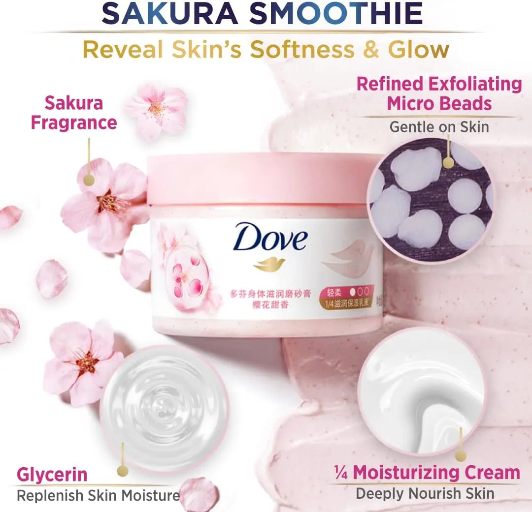 Dove Body Scrub Sakura 280g