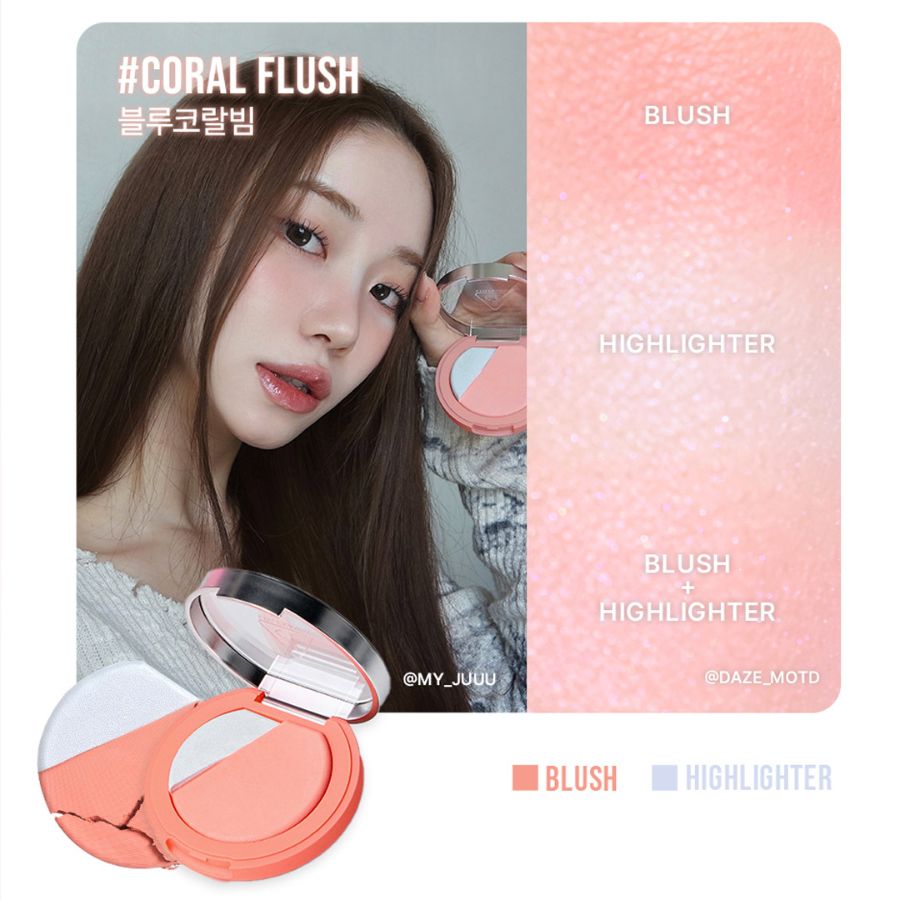 3CE Blush Lighter #Coral Flush