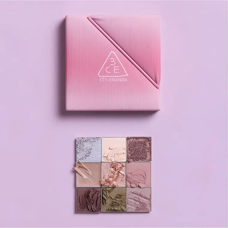 3CE Multi Eye Color Palette The Textile #Cooltral Pink