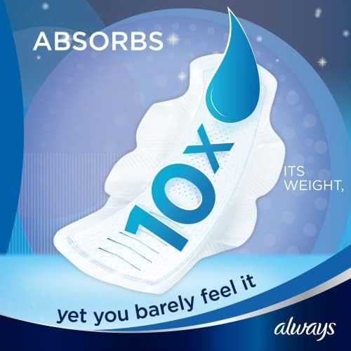 Whisper Always Infinity Sanitary Napkin Overnight 340mm 10pcs