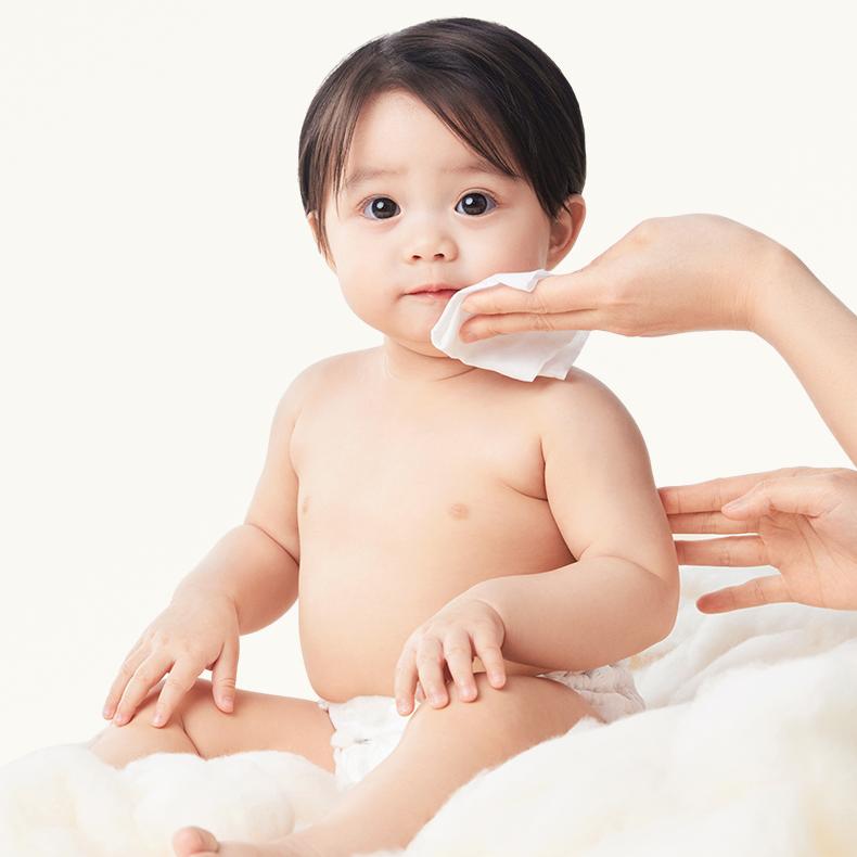 Purcotton Baby Cotton Wipes 80pcs