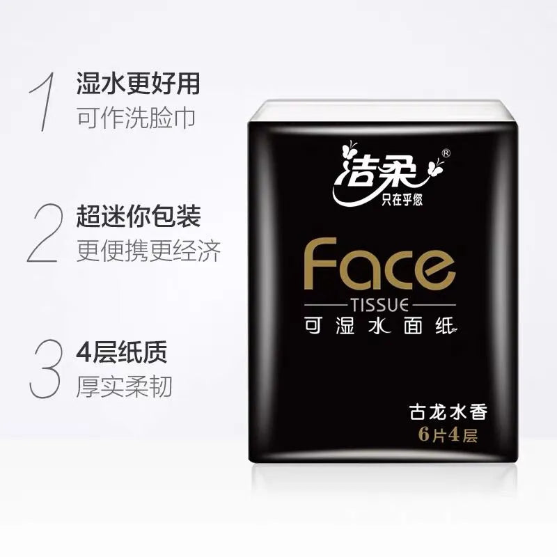 C&S Mini Tissue Paper Handkerchief Eau de Cologne Scent 18 packs