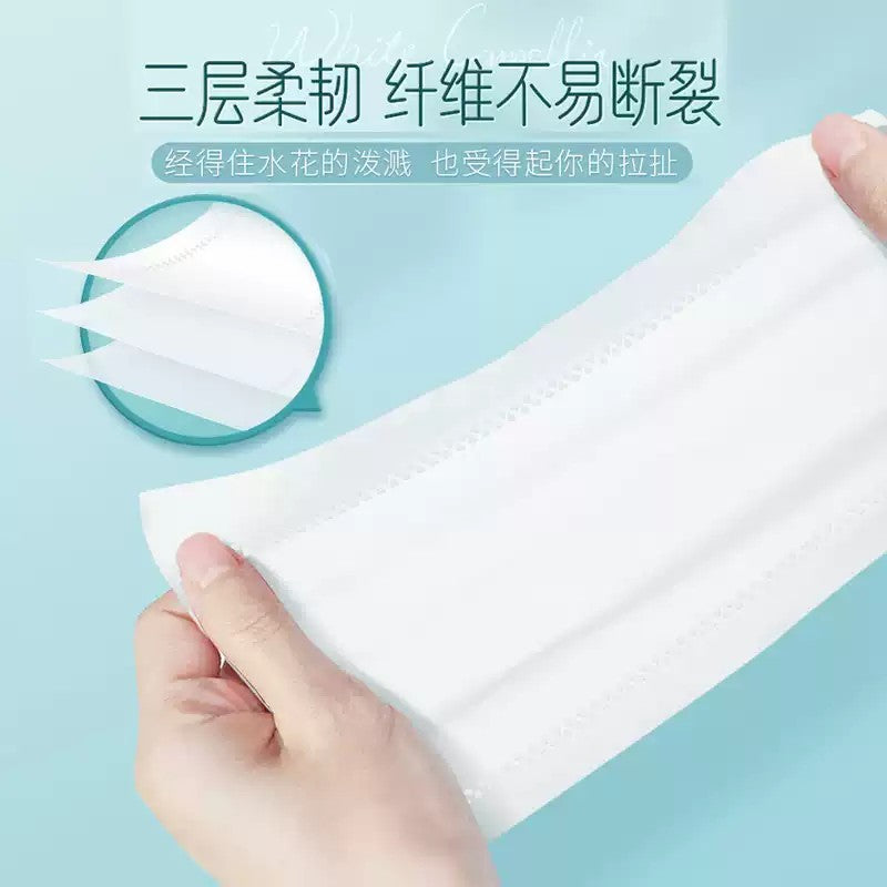 C&S Paper Napkin White Camellia Scented 6packs