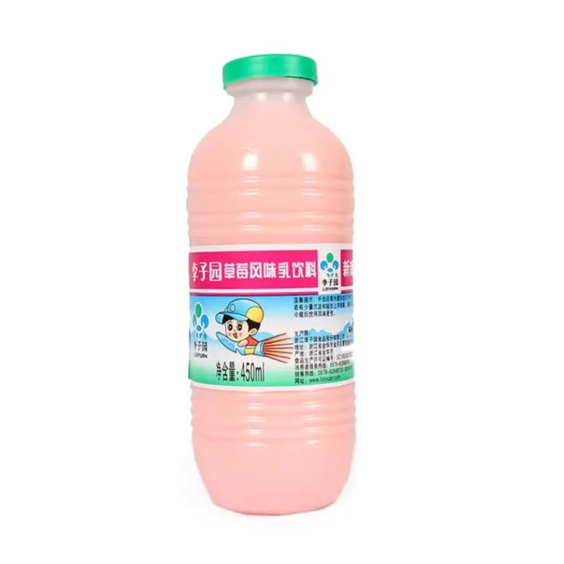 LiZiYuan Soft Drinks Strawberry Flavor 450ml