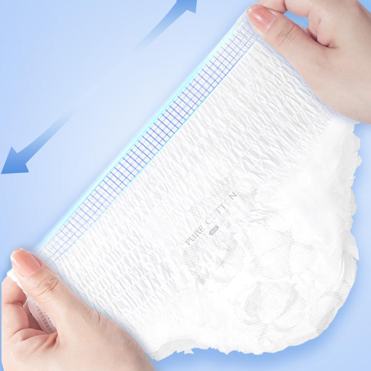 Geron Taotao Oxygen Tianshan White Sanitary Pants Pure Cotton L-XL 3pcs