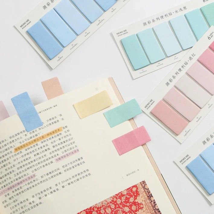 Infeel.Me Creative Colorful Memo Pad Sticky Notes Random Color