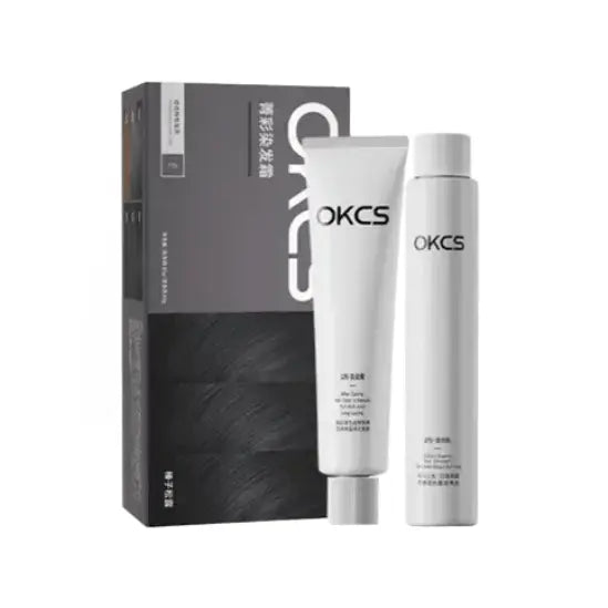 OKCS Brilliant Hair Color Crean Natural Black 80g+80g