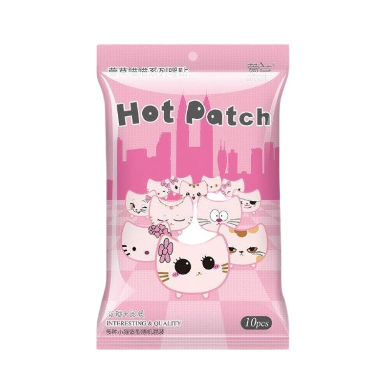 Xuancao Self-Heating Cartoon Warm Patches Cute Cat 10pcs