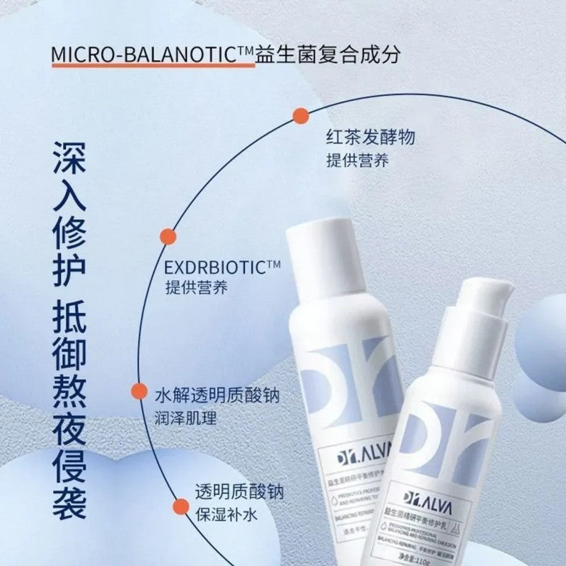 Dr.Alva Probiotic Balancing Repair Water Toner Type I For Dry & MIxed Dry Skin 140ml