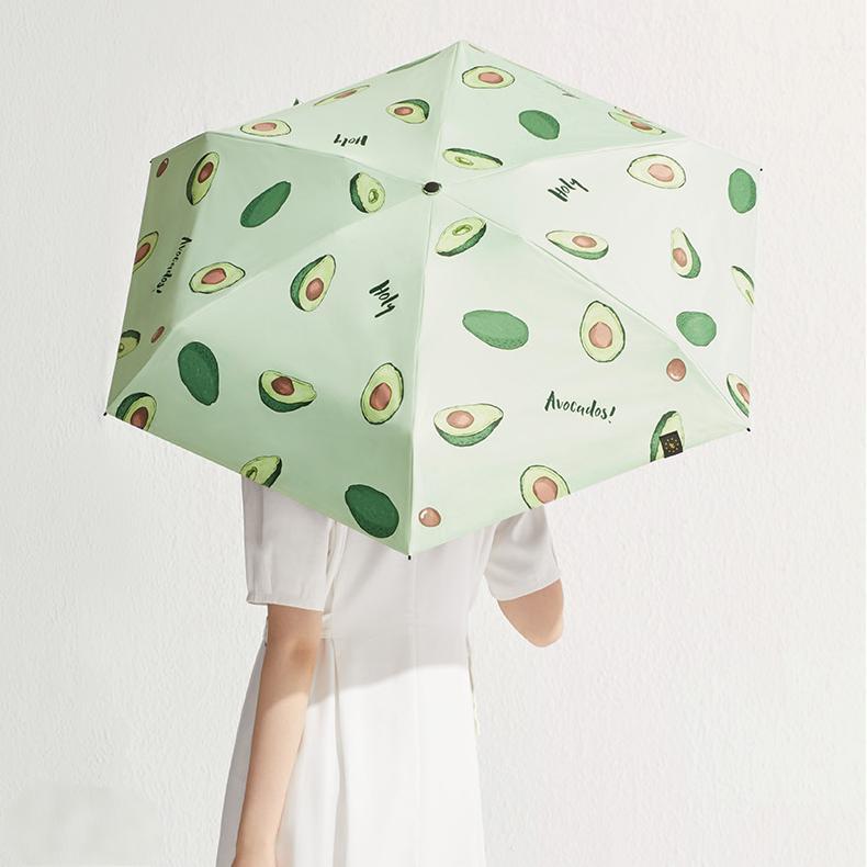 Beneunder Fruit Series UV Protection Umbrella Tri-fold Happy Pear
