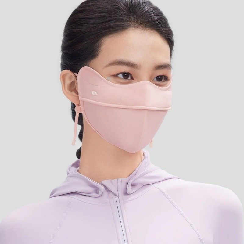 Beneunder Women's Sun Protection Face Mask UPF50+ Light Mist Pink