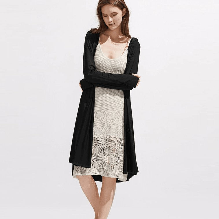 Beneunder Shawl Sunscreen Clothing Cloud Carbon Black