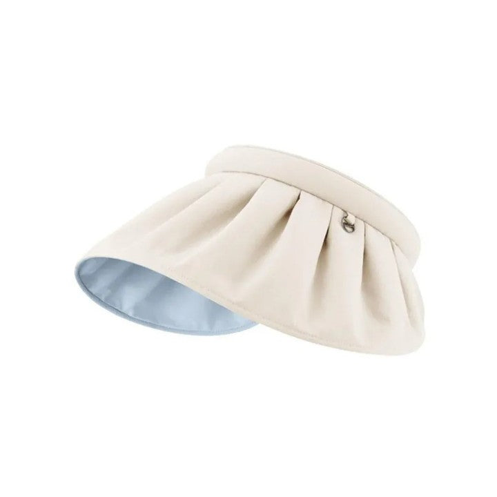 Beneunder UV Protection Foldable Sun Shell Hat UPF50+ Light Beige