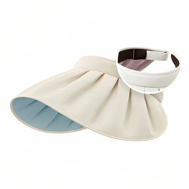 Beneunder UV Protection Foldable Sun Shell Hat UPF50+ Light Beige