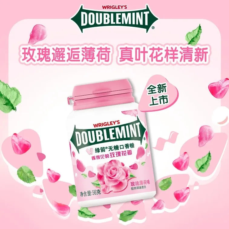 Doublemint Sugar-free Gum Rose Mint Flavor 56g