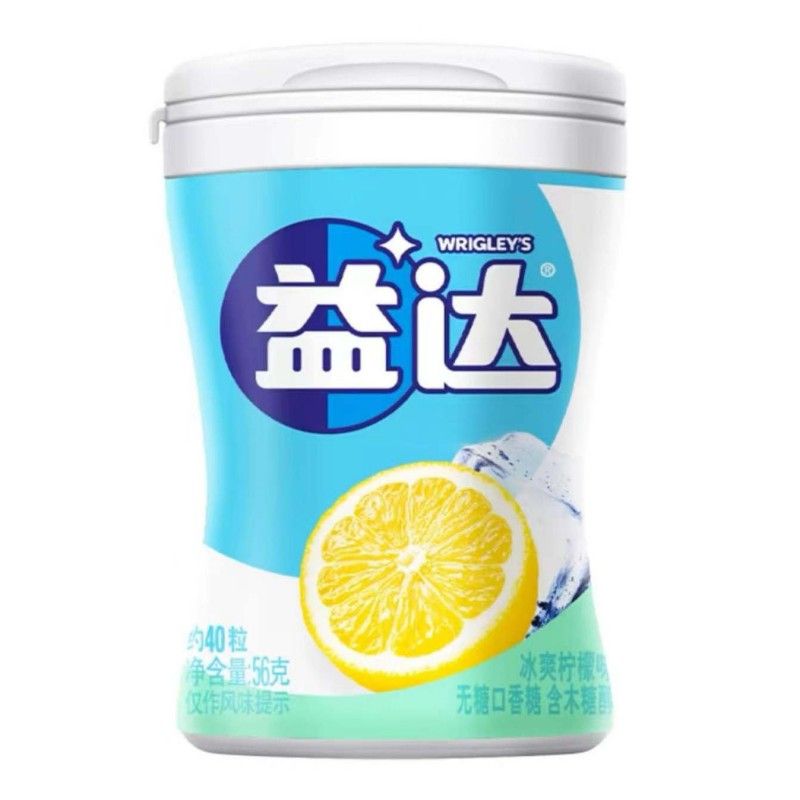 Yida Sugar-free Fresh Mint Chewing Gum Ice Lemon 56g