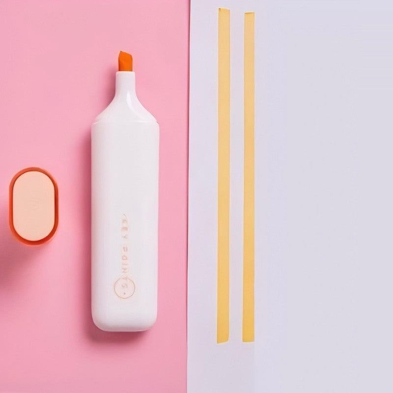 Jiwusha Soft-tip Highlighter Marker Pen Light Orange