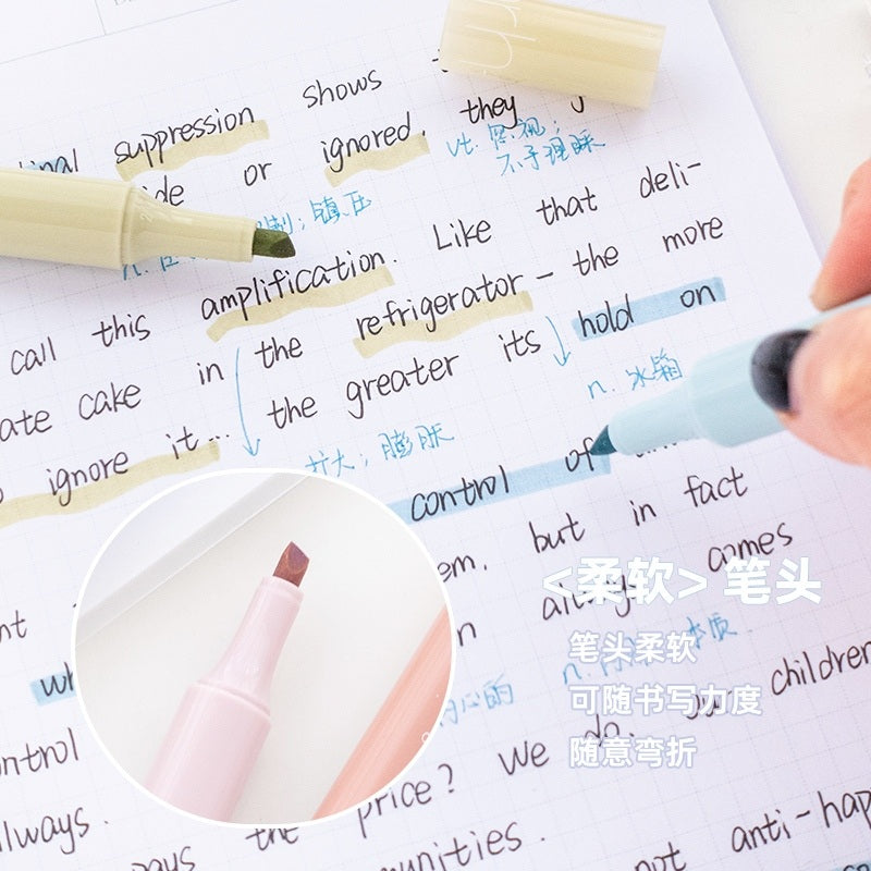 Jiwusha Jam Tones Highlighter Pen Set HP7252A 6pcs