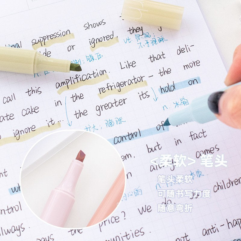 Jiwusha Jam Tones Highlighter Pen Set HP7252A 6pcs