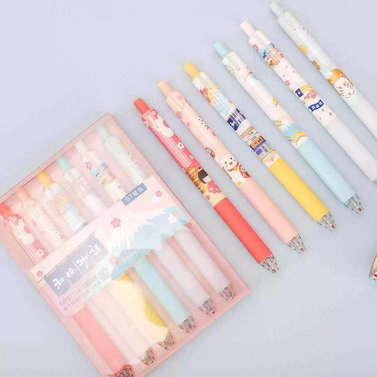 Jiwusha Quick Dry Gel Pen GP9172 Random Color 1pcs