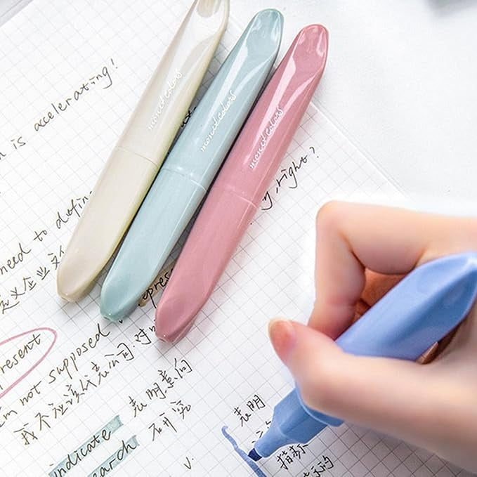 Jiwusha Monet Color Marking Pen Pastel Macaron 4pcs