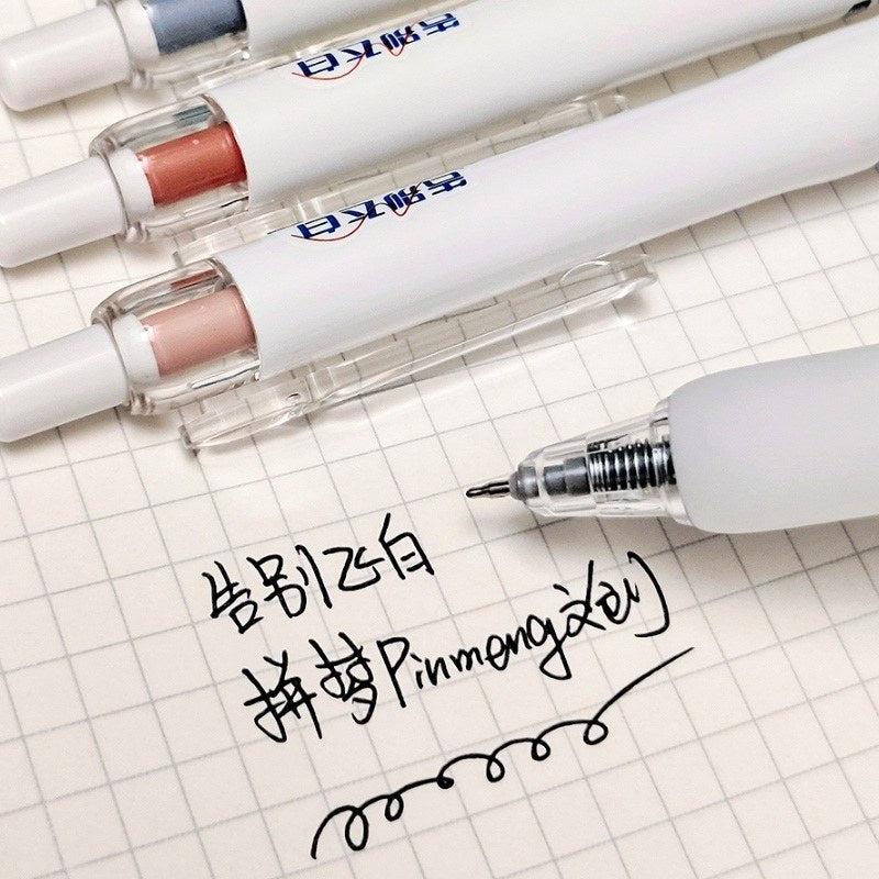 Jiwusha Quick Dry Click Ballpoint Ink Pen 1pcs
